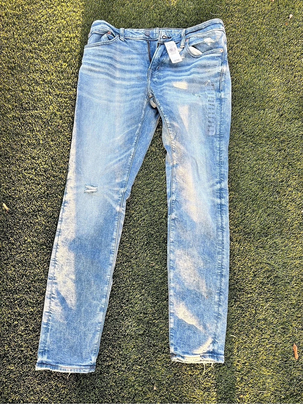 American Eagle AirlFlex+ + Slim Jeans in Blue Waist 32 NWT